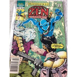 Vintage Zen Intergalactic Ninja Comic #2 Archie Adventure Series 1991